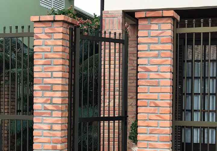 coluna maciço liso